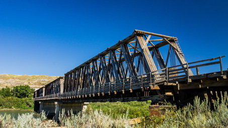 Le pont à treillis d’East Coulee