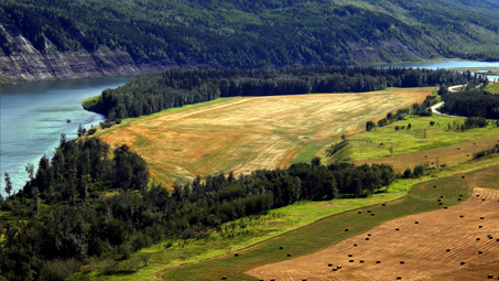 Vallée de la rivière de la Paix