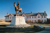 Fort Calgary by Paul Denby. A national historic site (not managed by Parks Canada) in Calgary, Alberta.