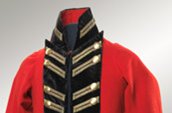 Uniforme des officiers de la milice de Québec. / © Musée canadien de la guerre, MCG19790001-006
