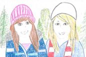 'Nos moufles canadiennes' par Becky, 15 ans, Sydney (Nouvelle-Écosse)