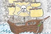 'All in a day's work' by Nathan, age 12, St. Lawrence, NL