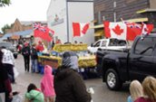 Défilé de la fête du Canada au Lac du Bonnet, 28 juin 2009.
Photo credit: Twila Stamler