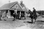 Son Altesse Royale le Prince de Galles au Bar Ranch U, Septembre 1919. / Photo: Bibliothèque et Archives Canada PA-040742.