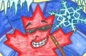 'La fièrté canadienne' par Elyse, 12 ans, Sydney River (Nouvelle-Écosse)