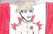'Étre fier du Canada' par Elizabeth, 13 ans, Sydney (Nouvelle-Écosse)