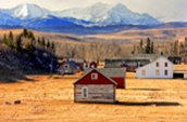 Bar U Ranch by Brad Smith. Historic ranch in Alberta foothills, 1883 in Longview, Alberta.