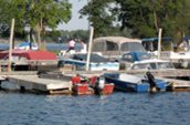 La marina de Pinawa, Manitoba. Photo: Bev Tallon