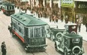 Le théâtre Séville vers 1910 | Montréal à l'époque des tramways.