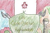 'Les Highlanders du Cap-Breton' par Colin, 13 ans, Sydney (Nouvelle-Écosse)