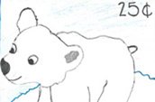 'Ours blanc' par Lauren, 12 ans, Sydney (Nouvelle-Écosse)