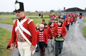 Fort George by Eric Foss. Reconstructed British fort from War of 1812 in Niagara-on-the-Lake, Ontario.